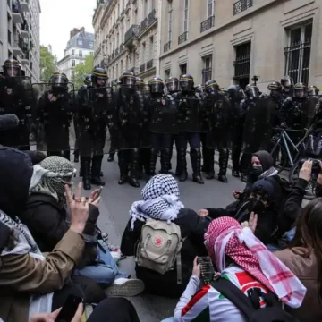 Los universitarios franceses replican a las estadounidenses movilizando protestas propalestina