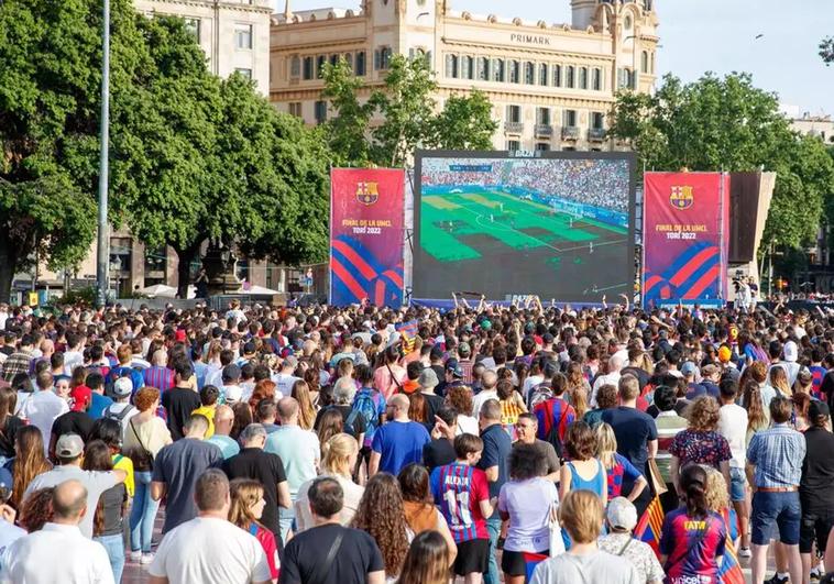 Champions League femenina: dónde ver en Barcelona el partido de la final este sábado Champions League femenina: dónde ver en Barcelona el partido de la final este sábado
