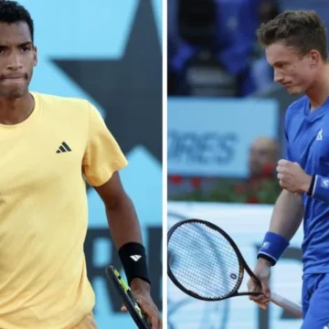 Auger-Aliassime y Lehecka, en busca de la final de Madrid