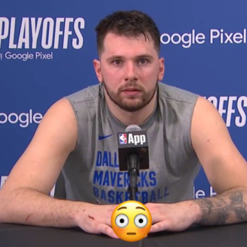 ¡Tierra, trágame! Unos gemidos sexuales interrumpen la rueda de prensa de Doncic