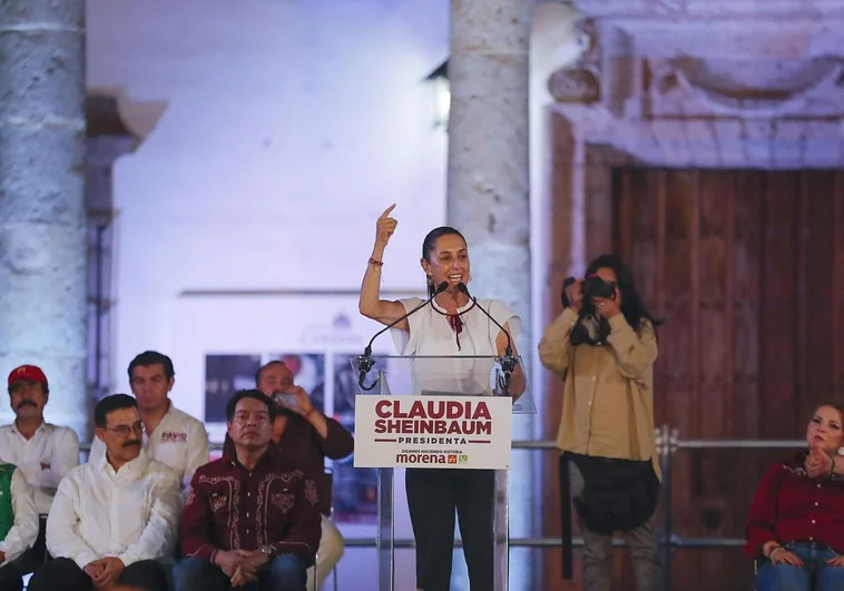 La oficialista Claudia Sheinbaum arranca con una amplia ventaja en el escrutinio de las presidenciales en México