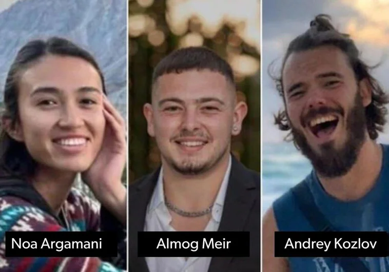 Noa, Almog, Andrey y Shlomi Del festival de Nova a más de 240 días secuestrados Noa, Almog, Andrey y Shlomi Del festival de Nova a más de 240 días secuestrados