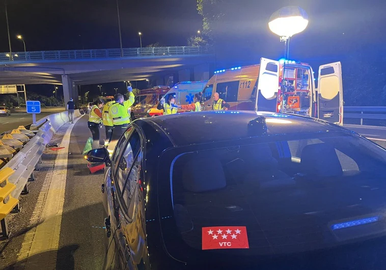 Dos accidentes mortales de moto con dos fallecidos y un herido grave en una noche negra en Madrid Dos accidentes mortales de moto con dos fallecidos y un herido grave en una noche negra en Madrid
