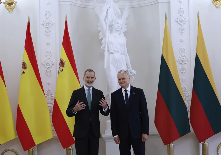 Felipe VI pide en Lituania una Europa «libre y unida» donde haya «paz»