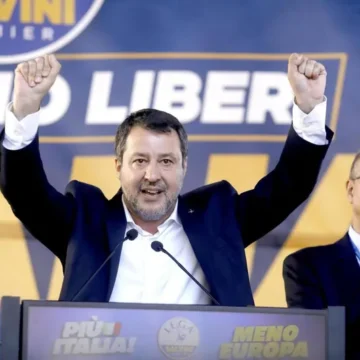 Matteo Salvini lanza un duro ataque contra Macron: «Criminal, belicista e inestable»