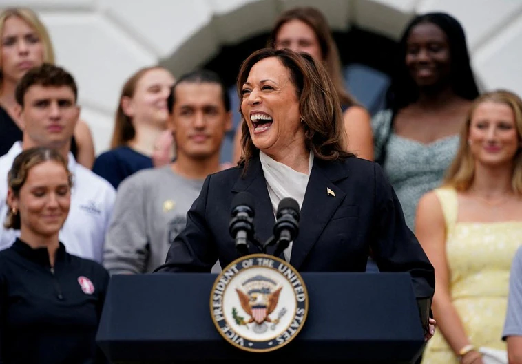 Kamala Harris ensalza el legado de Biden en su primer acto después del paso atrás del presidente Kamala Harris ensalza el legado de Biden en su primer acto después del paso atrás del presidente