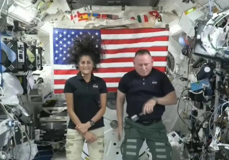 Los astronautas 'atrapados' en la Estación Espacial no podrán volver al menos hasta septiembre Los astronautas ‘atrapados’ en la Estación Espacial no podrán volver al menos hasta septiembre