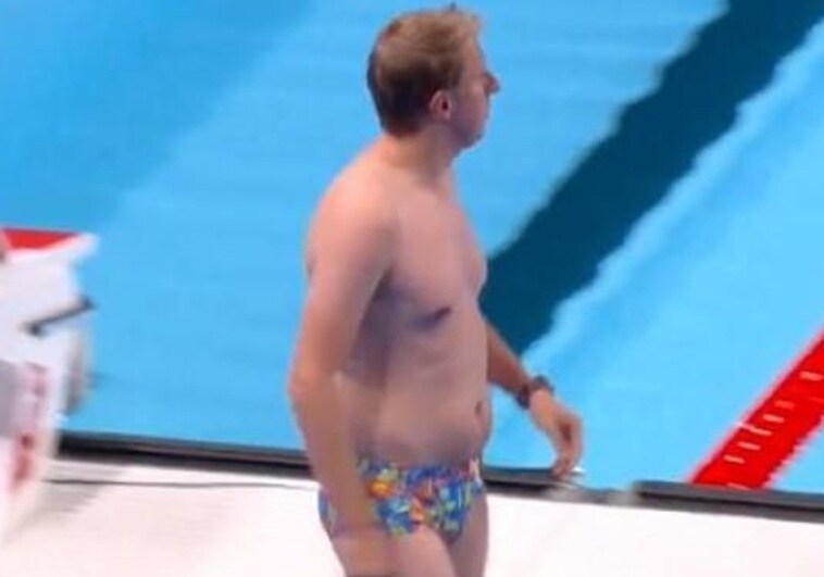 El nadador sorpresa que se llevó la ovación de la piscina olímpica El nadador sorpresa que se llevó la ovación de la piscina olímpica