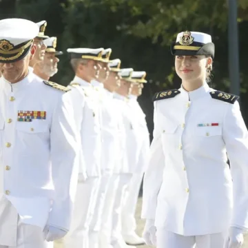 La Princesa Leonor continúa en Galicia su formación militar e ingresa en la Escuela Naval de Marín