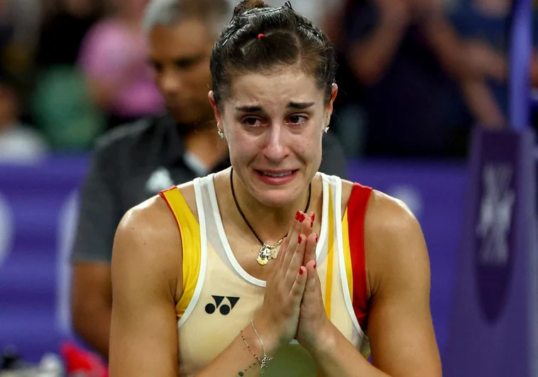 Bádminton El «me he roto» que tortura a Carolina a Marín