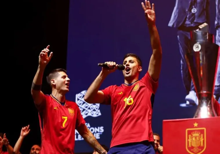 Morata y Rodri, un partido de suspensión por sus cánticos de «Gibraltar es español»