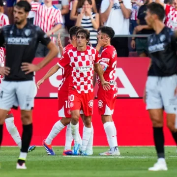 El Girona se reencuentra con la victoria con una goleada ante Osasuna en Montilivi