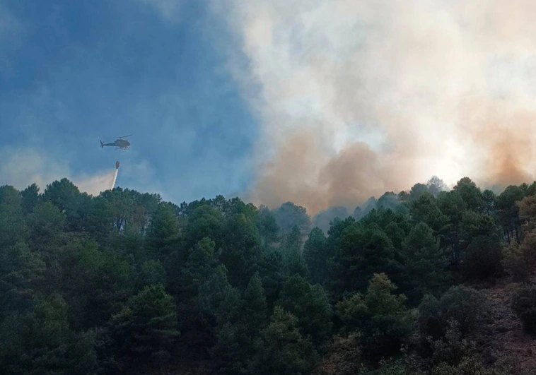 Controlado el incendio en Cortijo de Tortas, en Albacete