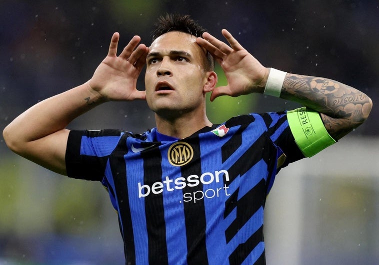 Lautaro, el delantero con alma de defensa central Lautaro, el delantero con alma de defensa central