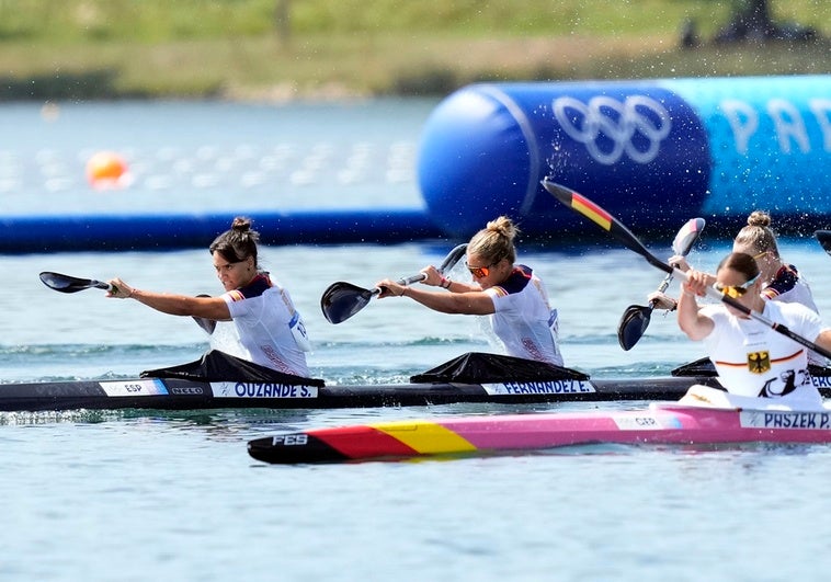 Oro para el K4 femenino español en la Copa del Mundo Oro para el K4 femenino español en la Copa del Mundo