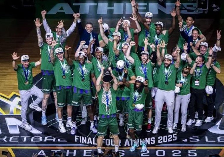 Unicaja roza la perfección y repite título en la Champions Unicaja roza la perfección y repite título en la Champions