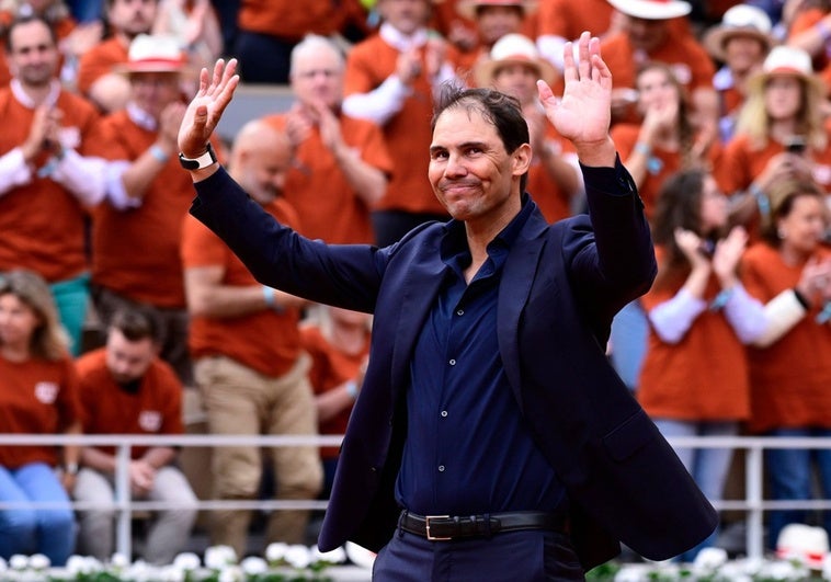 Los relojes de la familia de Rafa Nadal en su homenaje en Roland Garros Los relojes de la familia de Rafa Nadal en su homenaje en Roland Garros