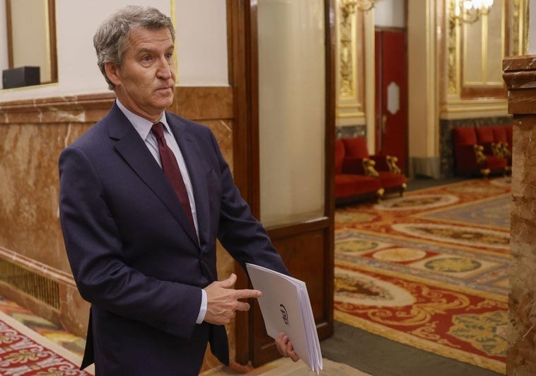Feijóo vuelve a insistir en que Sánchez debe convocar elecciones: «Tiene más allegados investigados que presupuestos aprobados» Feijóo vuelve a insistir en que Sánchez debe convocar elecciones: «Tiene más allegados investigados que presupuestos aprobados»