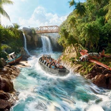 Así es la nueva atracción de Futuroscope para este verano: efectos acuáticos y una frenética caída de 16 metros