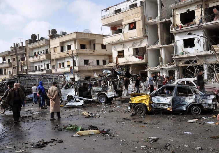 Israel anuncia haber bombardeado el distrito del Palacio Presidencial de Siria Israel anuncia haber bombardeado el distrito del Palacio Presidencial de Siria