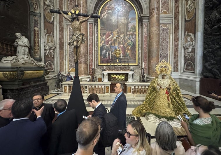 Las cofradías se preparan para la Gran Procesión por las calles de Roma Las cofradías se preparan para la Gran Procesión por las calles de Roma