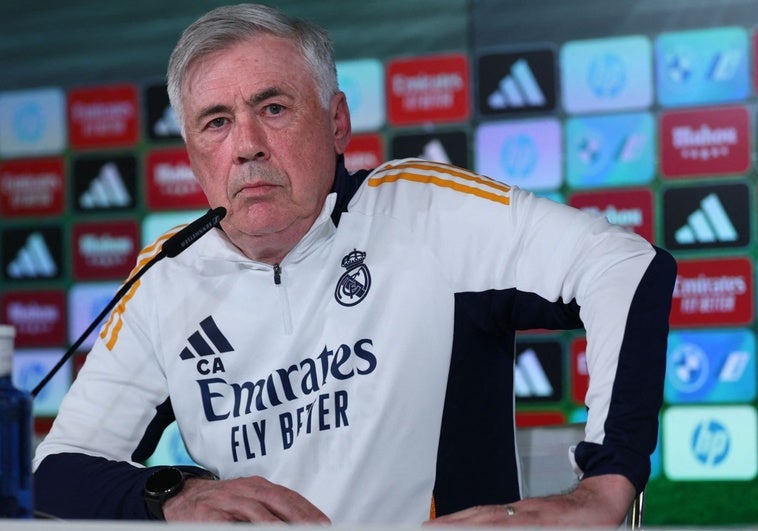 El puzle de Ancelotti ante el Mallorca: solo once jugadores del primer equipo y la amenaza de alineación indebida El puzle de Ancelotti ante el Mallorca: solo once jugadores del primer equipo y la amenaza de alineación indebida