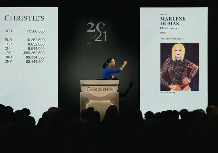Marlene Dumas se convierte en la artista viva más cotizada en subasta Marlene Dumas se convierte en la artista viva más cotizada en subasta