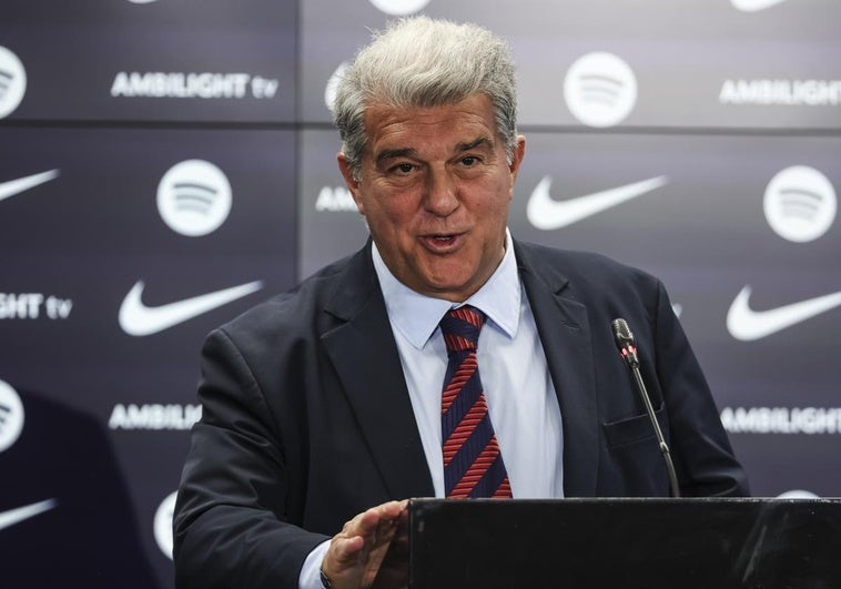 Joan Laporta anuncia que se presentará a la reelección como presidente del Barça Joan Laporta anuncia que se presentará a la reelección como presidente del Barça