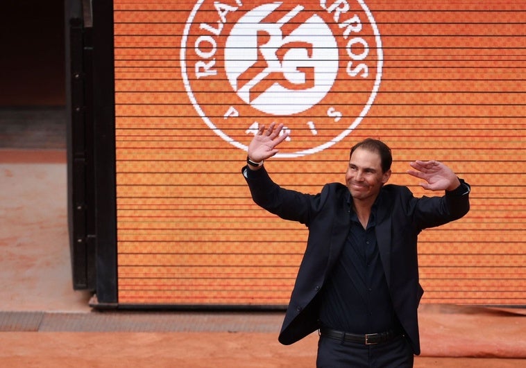 Roland Garros se rinde a Rafa Nadal en un homenaje a su altura: «Merci, Rafa» Roland Garros se rinde a Rafa Nadal en un homenaje a su altura: «Merci, Rafa»