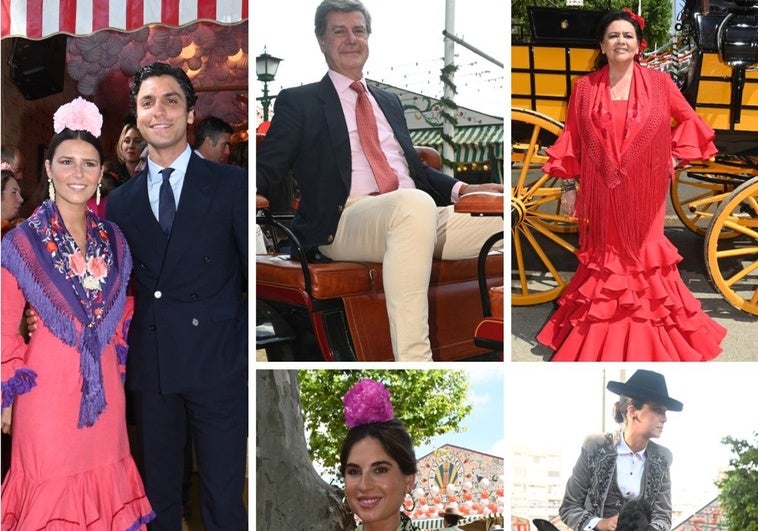 Los famosos se despiden de la Feria de Abril de Sevilla Los famosos se despiden de la Feria de Abril de Sevilla