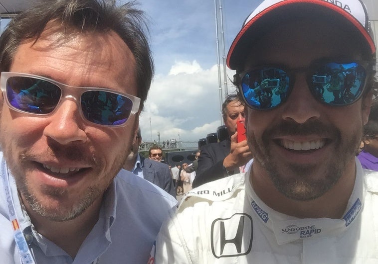 Puente revela su ferviente pasión por Fernando Alonso: «Es la cabra» Puente revela su ferviente pasión por Fernando Alonso: «Es la cabra»