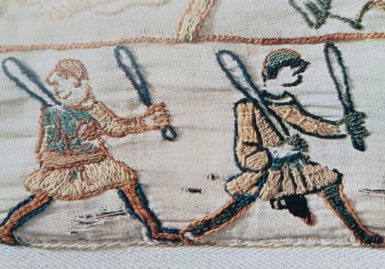 Disputa entre historiadores por el pene número 94 del tapiz de Bayeux Disputa entre historiadores por el pene número 94 del tapiz de Bayeux