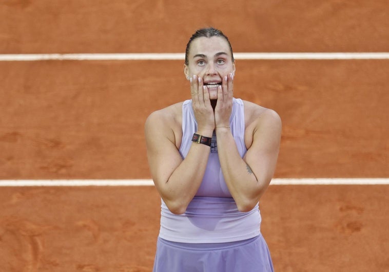 Sabalenka agarra la triple corona en Madrid Sabalenka agarra la triple corona en Madrid