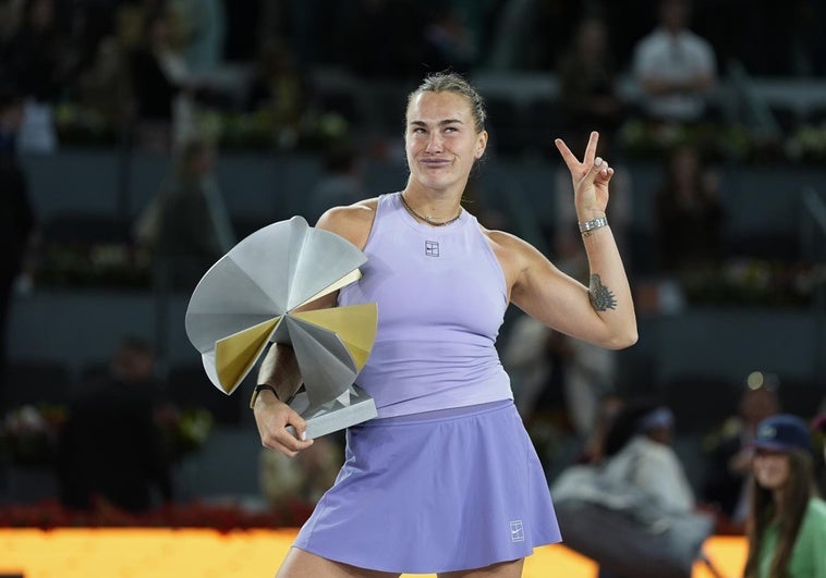 Sabalenka agarra la triple corona en el torneo Sabalenka agarra la triple corona en el torneo