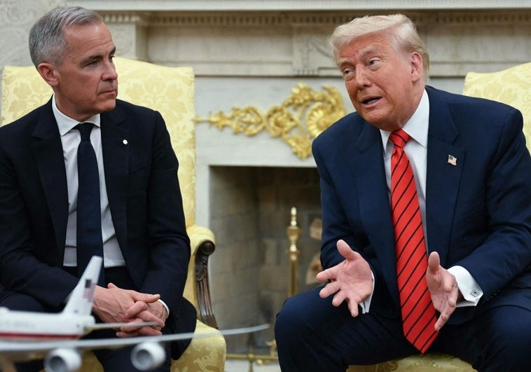 Trump, tras decirle Carney que Canadá no está en venta: «Nunca digas nunca» Trump, tras decirle Carney que Canadá no está en venta: «Nunca digas nunca»
