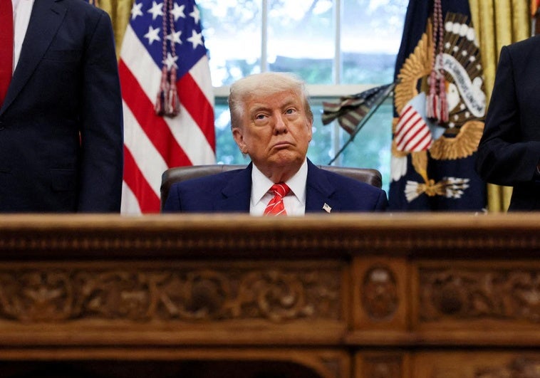 Trump afirma que rebajar los aranceles a los productos chinos al 80% parecería «correcto» Trump afirma que rebajar los aranceles a los productos chinos al 80% parecería «correcto»