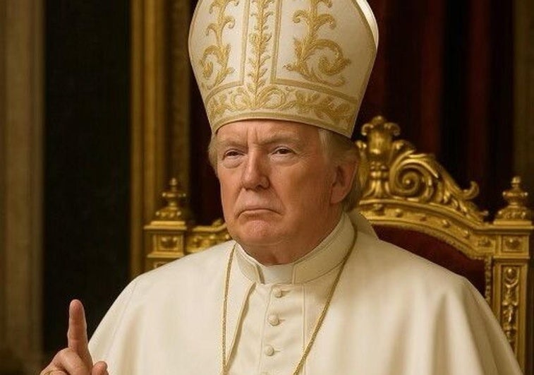 Trump desata la polémica al publicar una foto vestido de Papa a pocos días del cónclave Trump desata la polémica al publicar una foto vestido de Papa a pocos días del cónclave