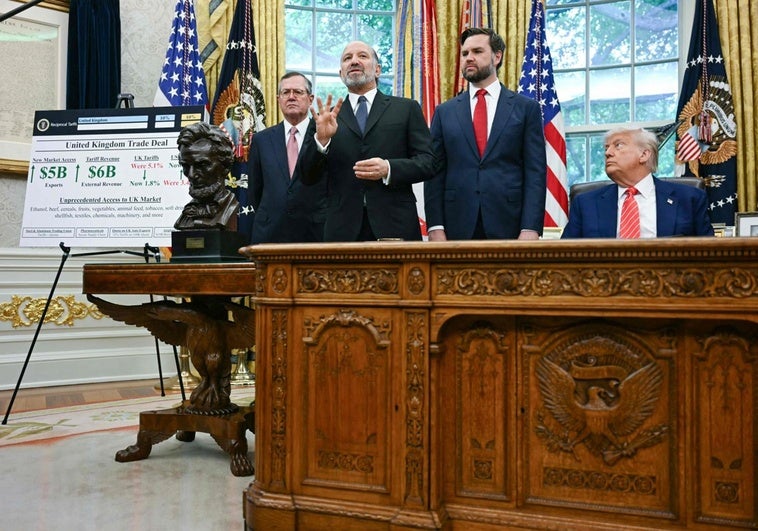 Trump logra su primer gran pacto comercial, con Reino Unido y manteniendo el arancel del 10% Trump logra su primer gran pacto comercial, con Reino Unido y manteniendo el arancel del 10%