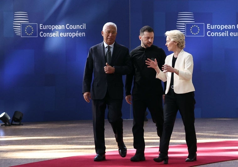 La UE estudia duplicar su ayuda militar a Ucrania y plantea el fin de las importaciones de gas ruso en 2027 La UE estudia duplicar su ayuda militar a Ucrania y plantea el fin de las importaciones de gas ruso en 2027