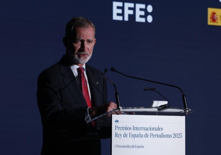 Felipe VI aboga por un «buen» periodismo que recupere la confianza en los medios Felipe VI aboga por un «buen» periodismo que recupere la confianza en los medios