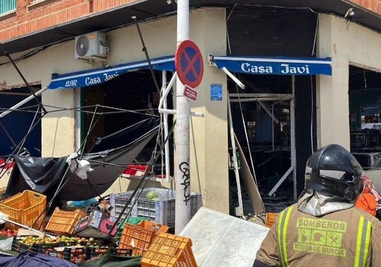 Mueren los dos heridos de la explosión de un bar de Lo Pagán Mueren los dos heridos de la explosión de un bar de Lo Pagán
