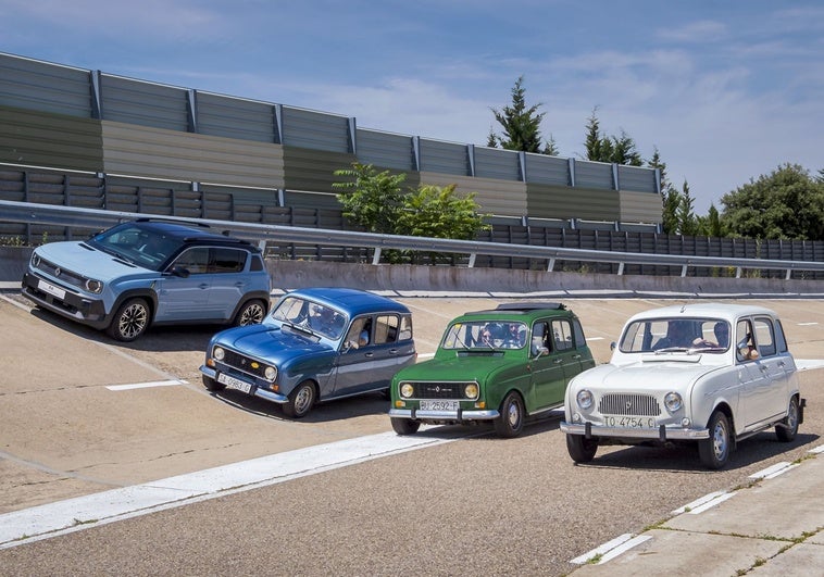 El emotivo encuentro entre el Renault 4 original y su reinterpretación eléctrica El emotivo encuentro entre el Renault 4 original y su reinterpretación eléctrica