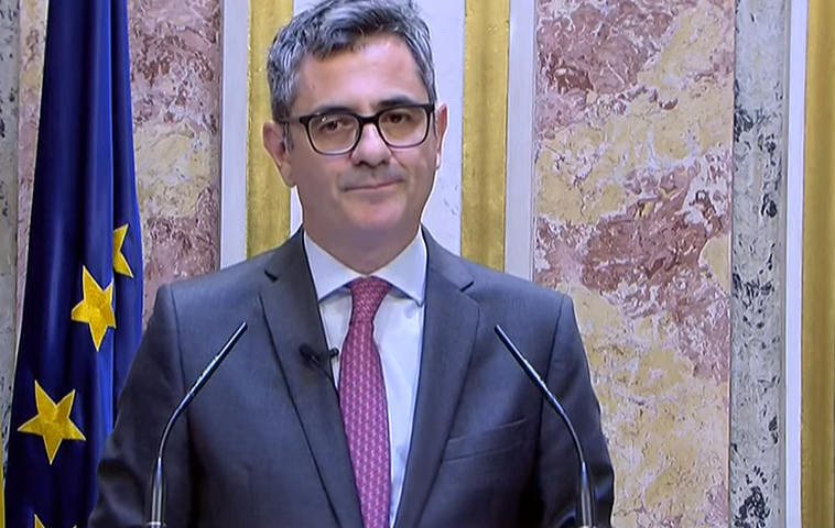Bolaños, sobre el escrito de Peinado: «Contiene errores de bulto, no se sostiene y no me preocupa en absoluto» Bolaños, sobre el escrito de Peinado: «Contiene errores de bulto, no se sostiene y no me preocupa en absoluto»
