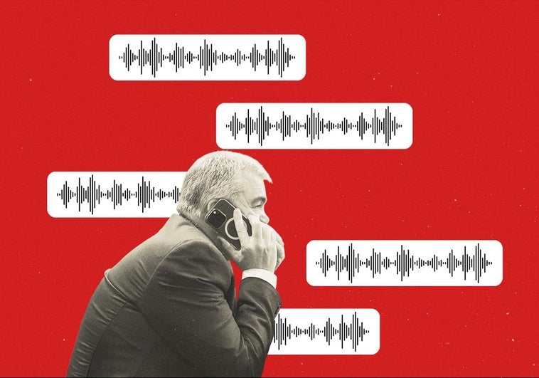 El audio en el que Koldo y Cerdán hablaron en 2019 de mordidas para Ábalos: «Necesito algo de dinero, jefe» El audio en el que Koldo y Cerdán hablaron en 2019 de mordidas para Ábalos: «Necesito algo de dinero, jefe»