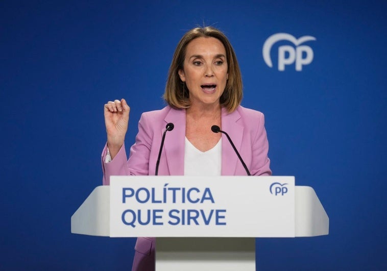 Cuca Gamarra abandona la secretaría general del PP Cuca Gamarra abandona la secretaría general del PP