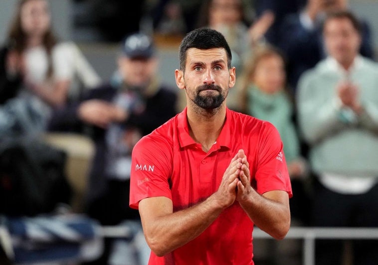 Emotiva despedida de Roland Garros a Djokovic, por si acaso: «Quiero seguir, pero no sé qué pasará» Emotiva despedida de Roland Garros a Djokovic, por si acaso: «Quiero seguir, pero no sé qué pasará»