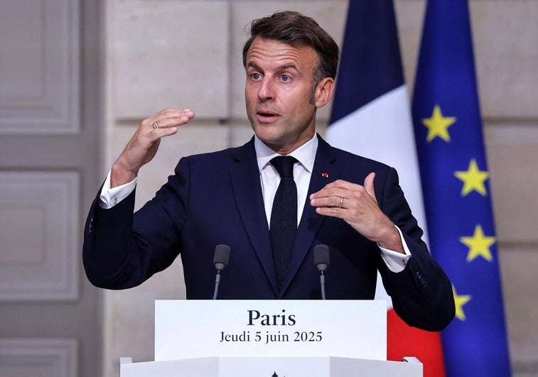 Macron frena el reconocimiento del Estado palestino ante el escaso apoyo internacional Macron frena el reconocimiento del Estado palestino ante el escaso apoyo internacional