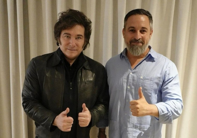 Milei se reúne con Abascal a su llegada a Madrid para participar en el Economic Forum Milei se reúne con Abascal a su llegada a Madrid para participar en el Economic Forum