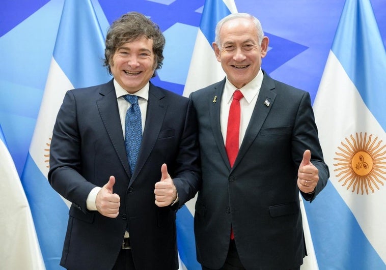 Milei se solidariza con Israel ante su aislamiento internacional Milei se solidariza con Israel ante su aislamiento internacional