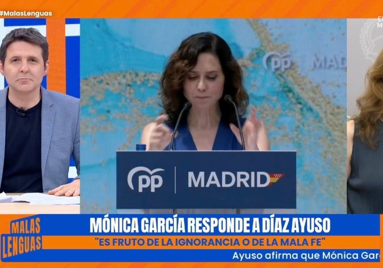 La respuesta de Mónica García al «le gustan los porros» de Ayuso: «Está desorientada» La respuesta de Mónica García al «le gustan los porros» de Ayuso: «Está desorientada»
